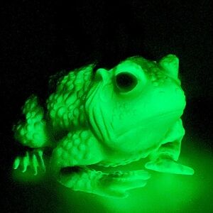 Restocked! Original Windy Willow Green Glow Frog Toad Whimsical Handbag